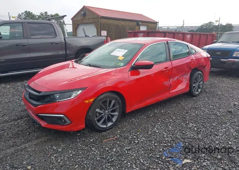 2021 Honda Civic Ex-L из США, поврежденный, VIN 2HGFC1F70MH704536